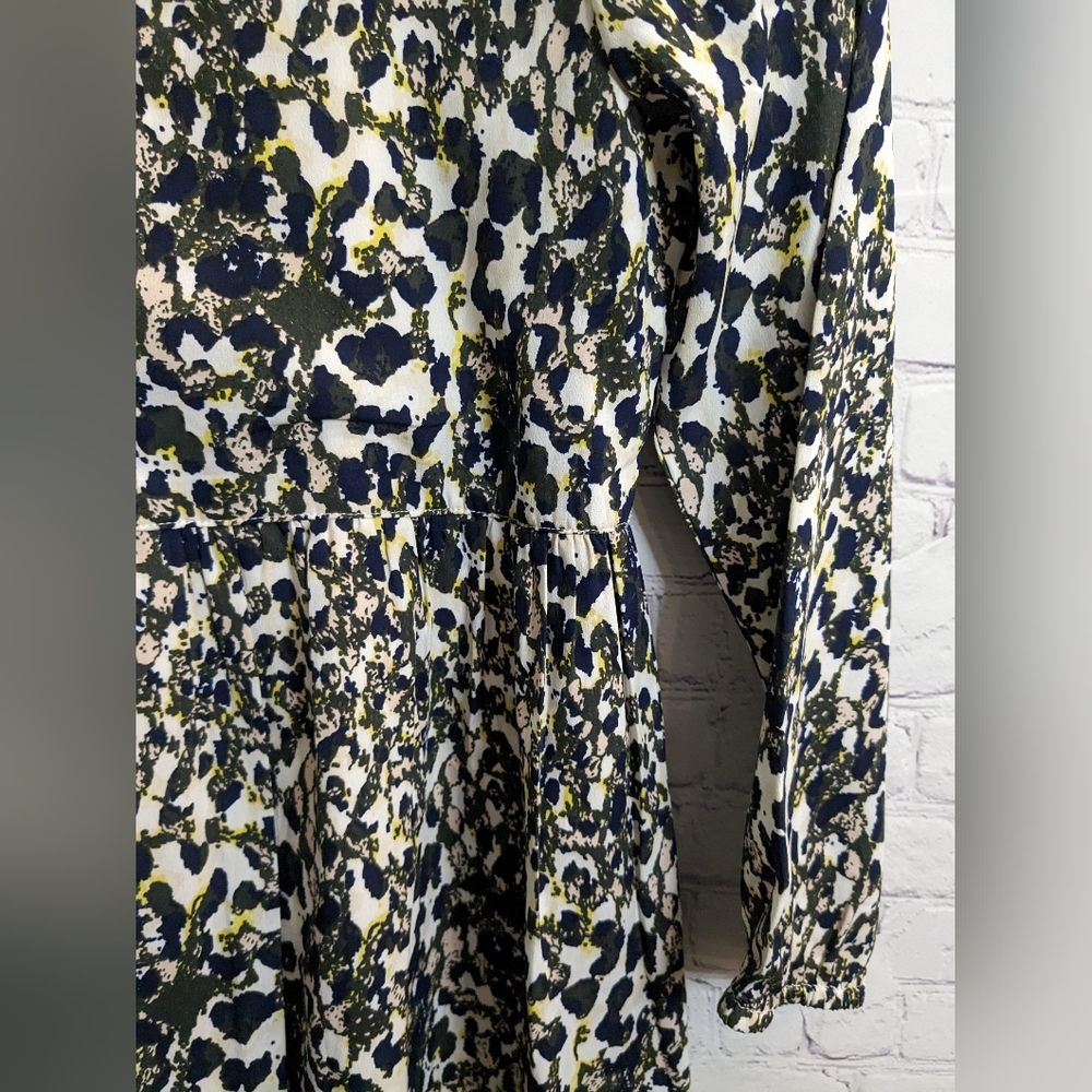 CREAMIE Gorgeous Dress! Girls' 8  Lined Animal Print Long-sleeved Party Dress - Picture 4 of 11